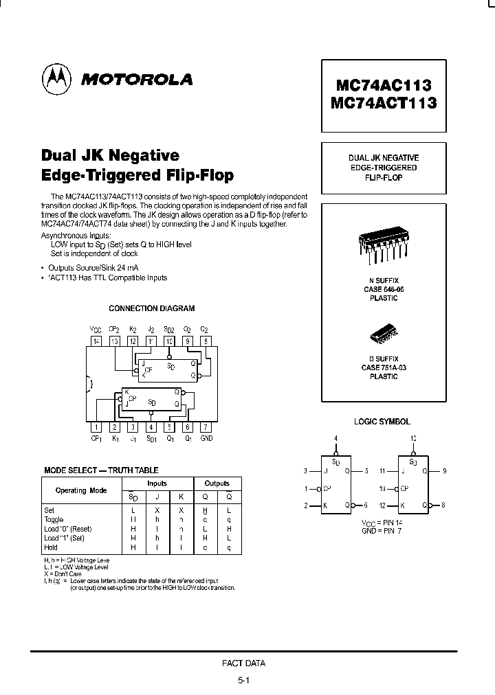 MC74ACT113D_75210.PDF Datasheet