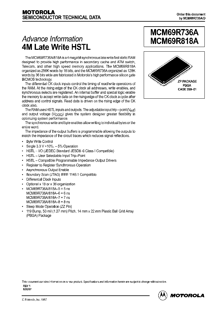 MCM69R736A_399852.PDF Datasheet