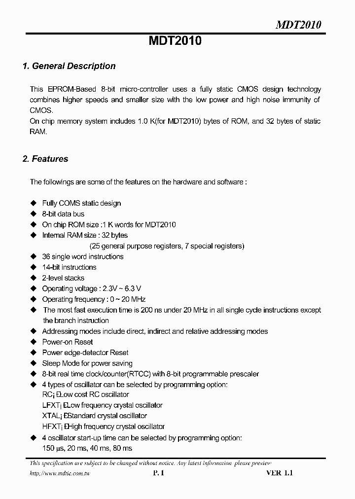 MDT2010_395343.PDF Datasheet
