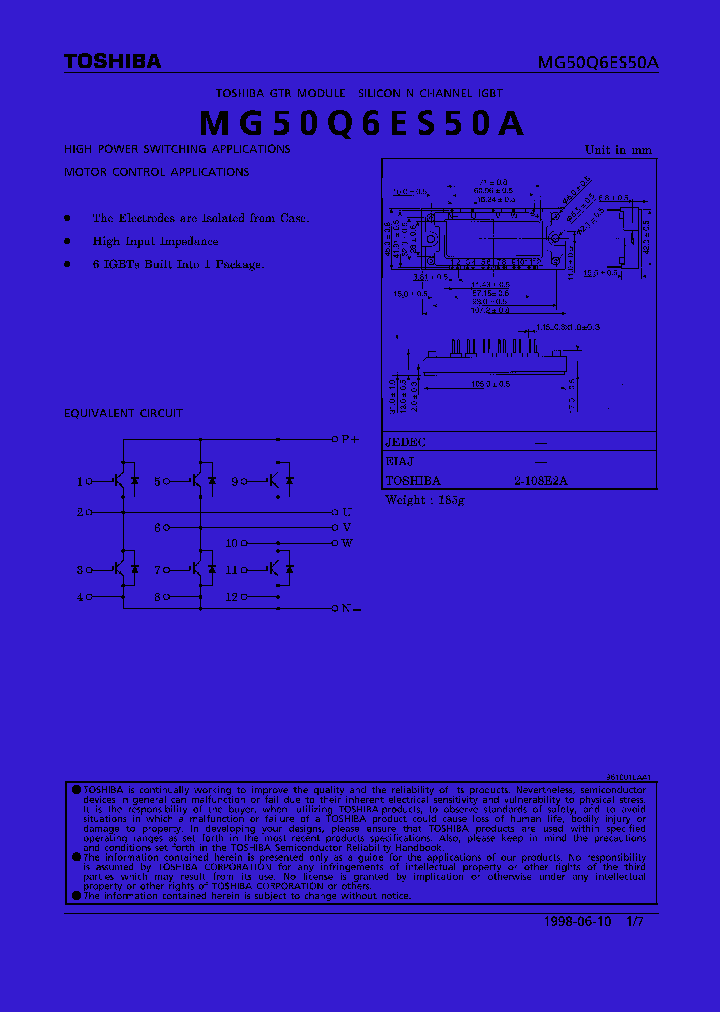 MG50Q6ES50A_387334.PDF Datasheet