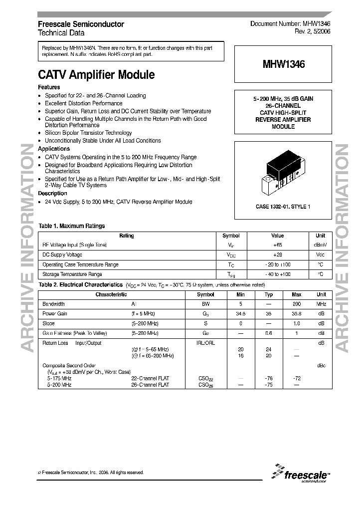 MHW1346_434022.PDF Datasheet