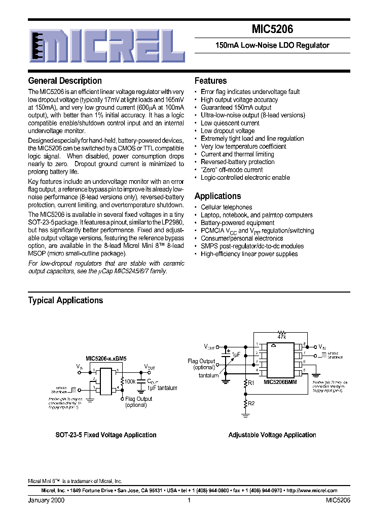 MIC5206_31847.PDF Datasheet