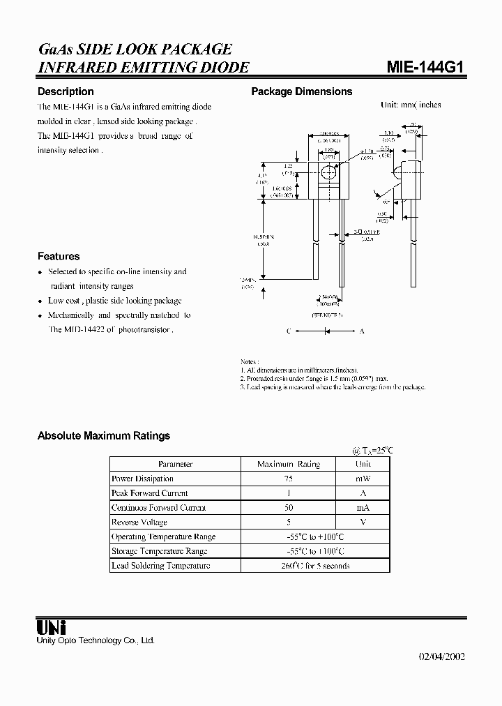MIE-144G1_432109.PDF Datasheet