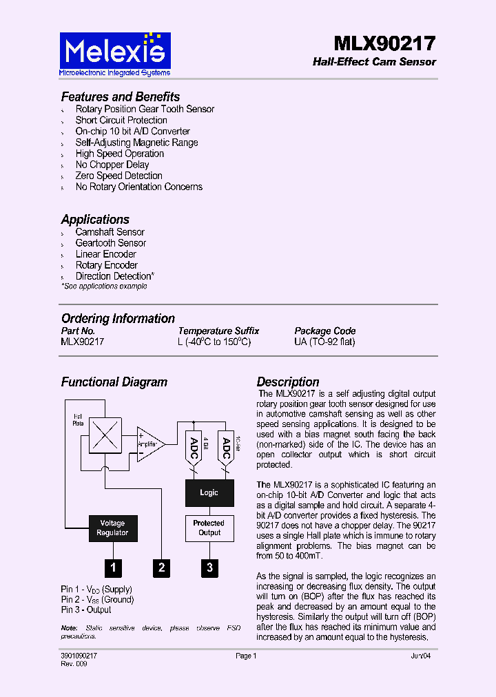 MLX90217_416616.PDF Datasheet