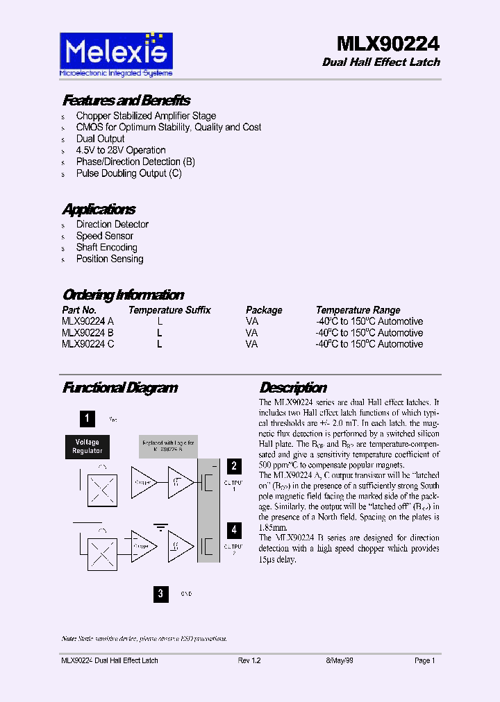 MLX90224C_416618.PDF Datasheet