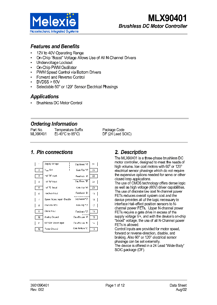 MLX90401_422326.PDF Datasheet