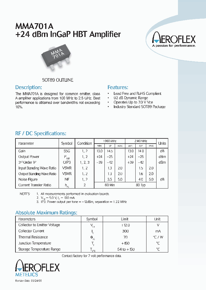 MMA701A_420984.PDF Datasheet