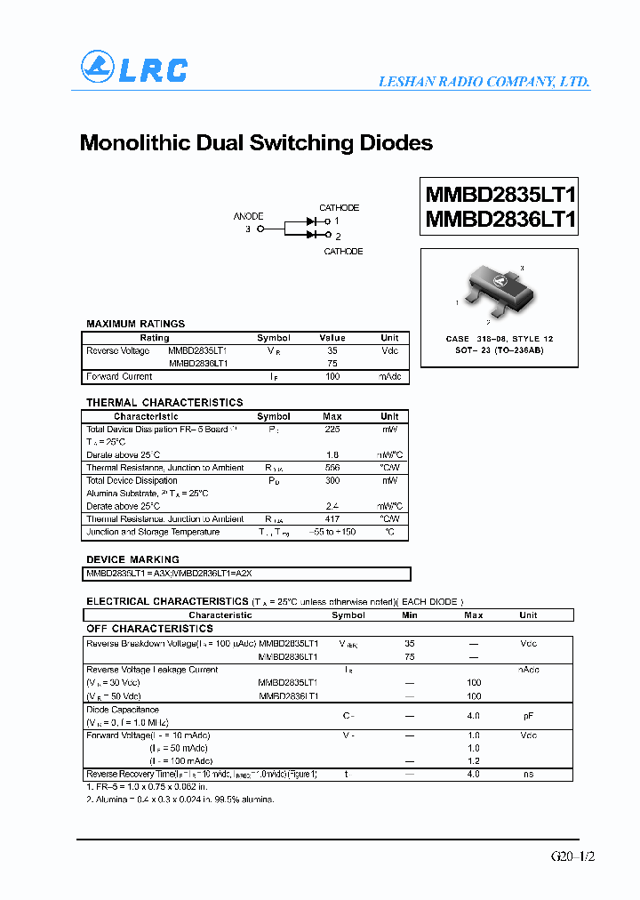MMBD2835LT1_432673.PDF Datasheet