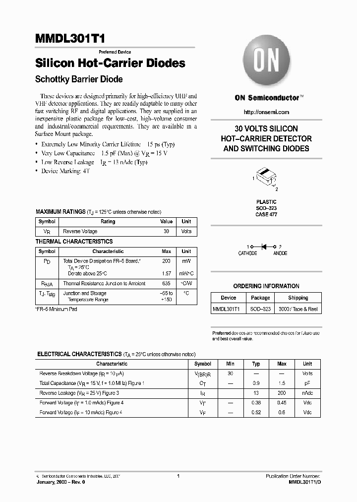 MMDL301T1_400659.PDF Datasheet