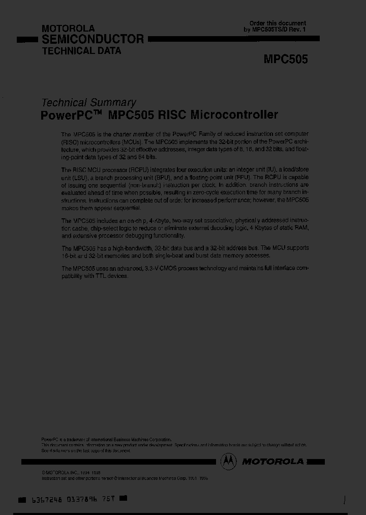 MPC505_397714.PDF Datasheet