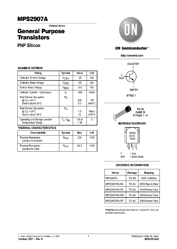 MPS2907_424306.PDF Datasheet