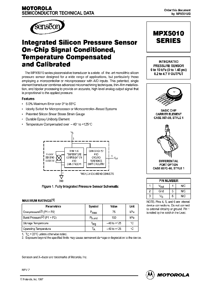 MPX5010GVS_372445.PDF Datasheet