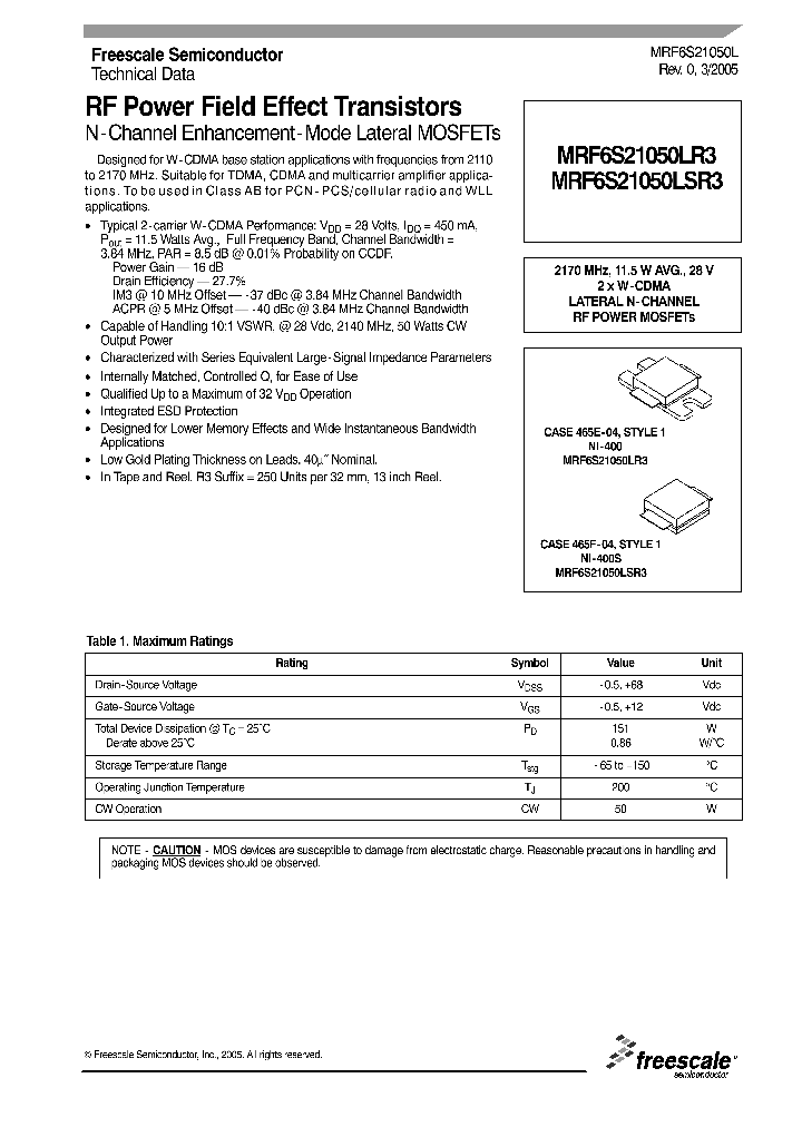 MRF6S21050LR3_422754.PDF Datasheet