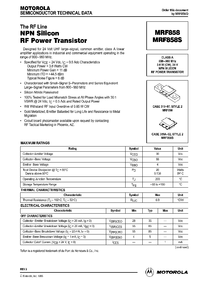 MRF858S_394089.PDF Datasheet