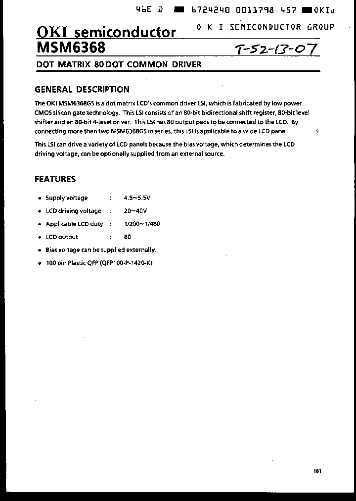 MSM6368_394989.PDF Datasheet
