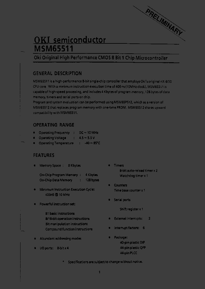 MSM65511_4353.PDF Datasheet