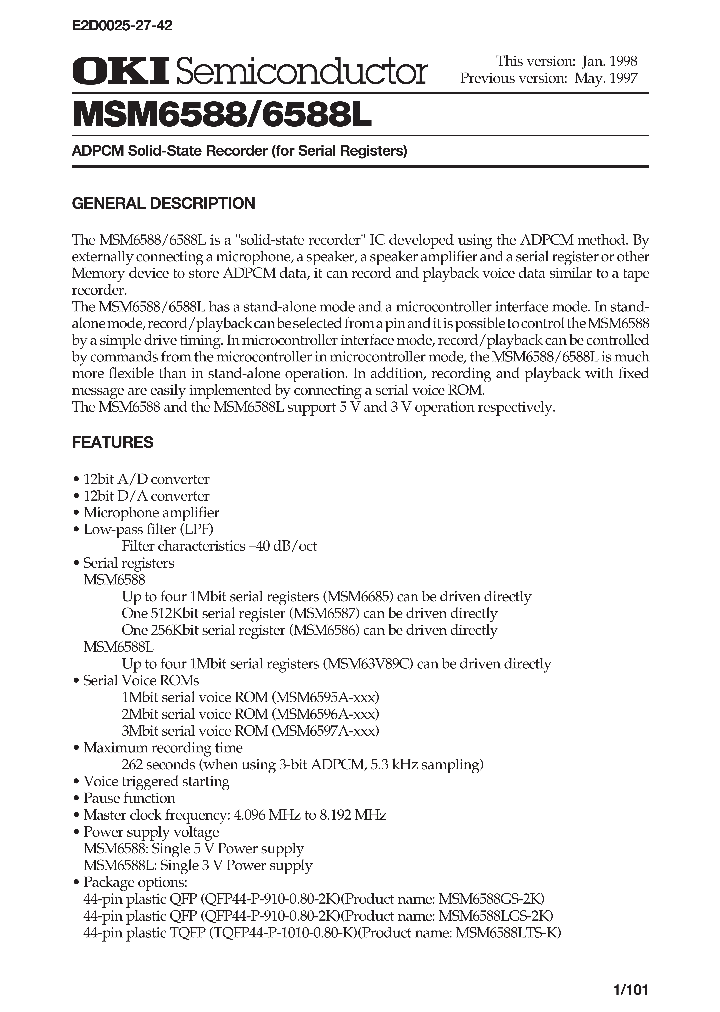 MSM6588_394319.PDF Datasheet