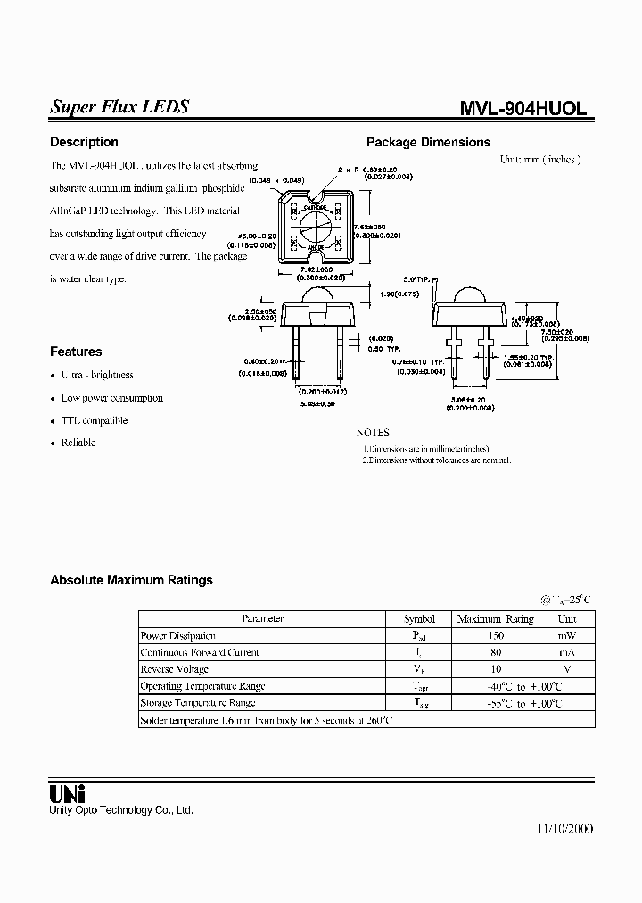 MVL-904HUOL_387629.PDF Datasheet