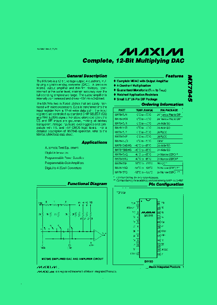 MX7845KN_405300.PDF Datasheet