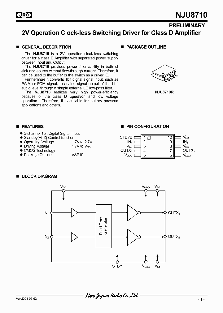 NJU8710_418009.PDF Datasheet