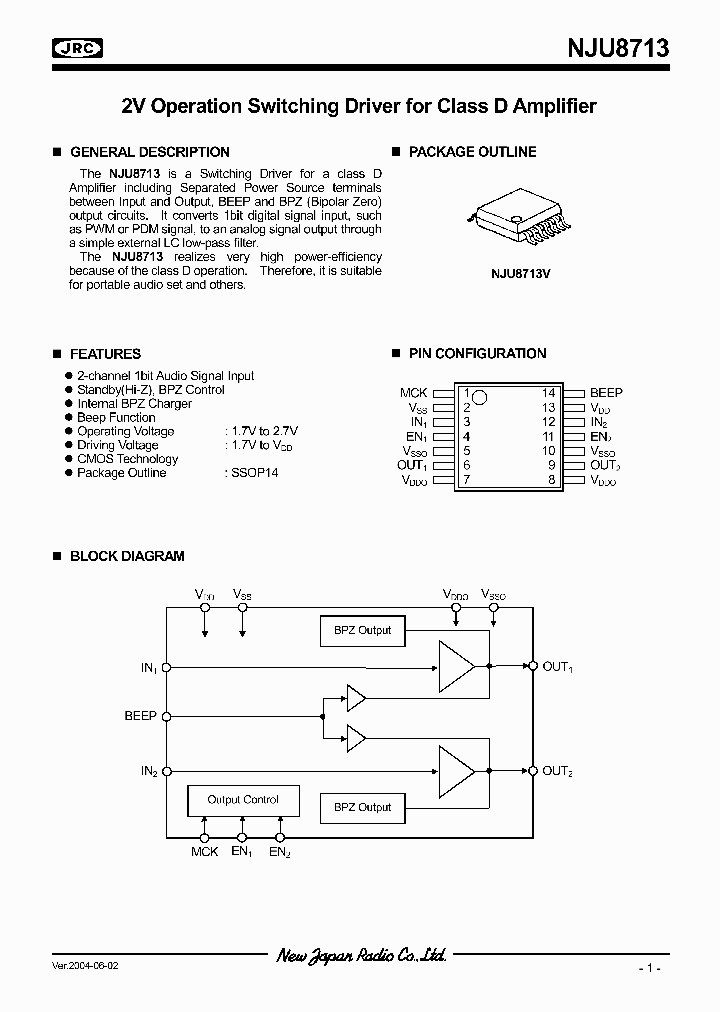 NJU8713_418013.PDF Datasheet