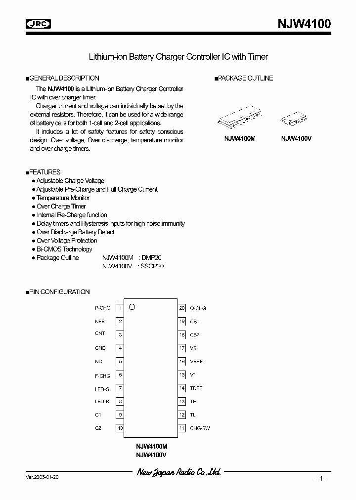 NJW4100_429459.PDF Datasheet