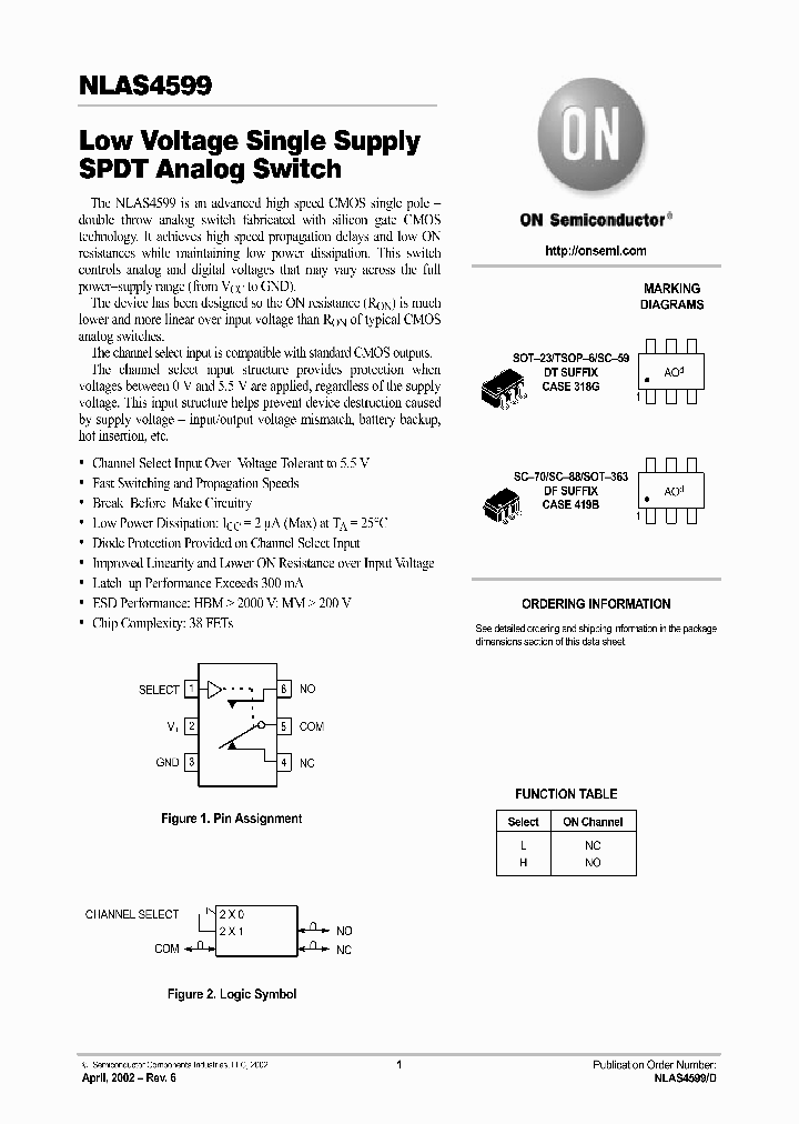NLAS4599D_245787.PDF Datasheet