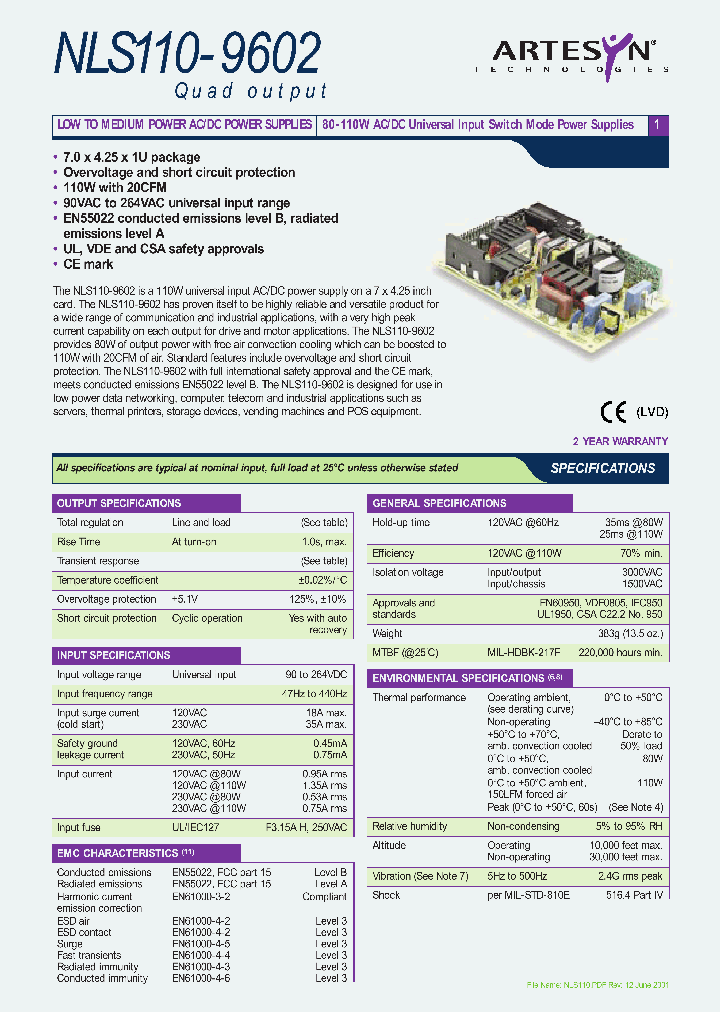 NLS110-9602_429287.PDF Datasheet