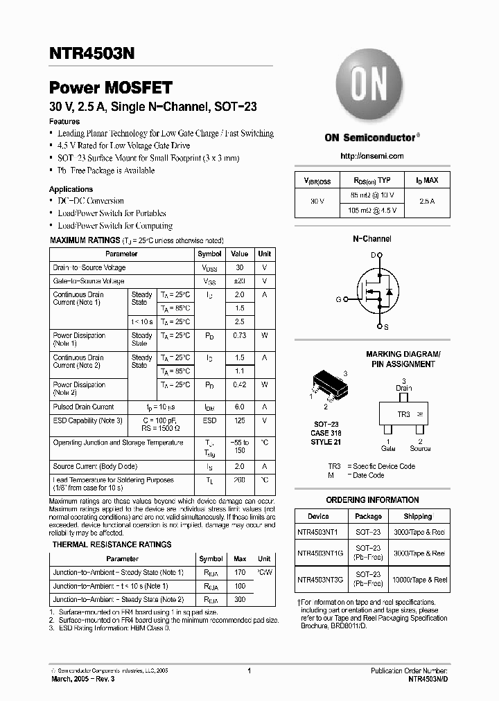 NTR4503N_409852.PDF Datasheet