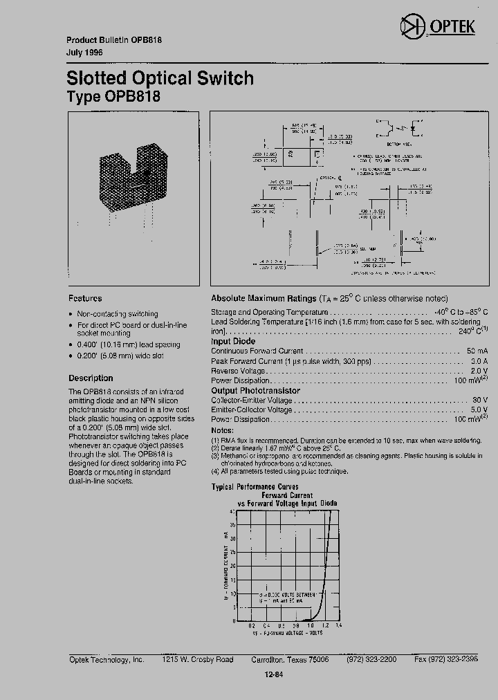 OPB818_430095.PDF Datasheet