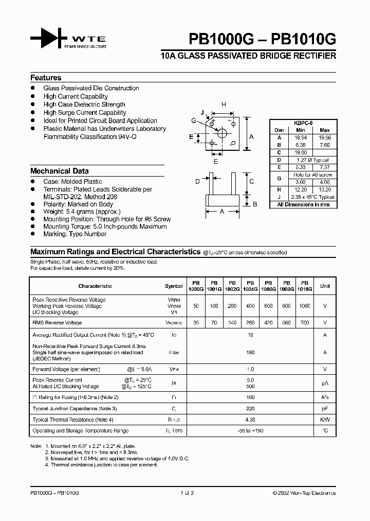 PB1010G_221261.PDF Datasheet
