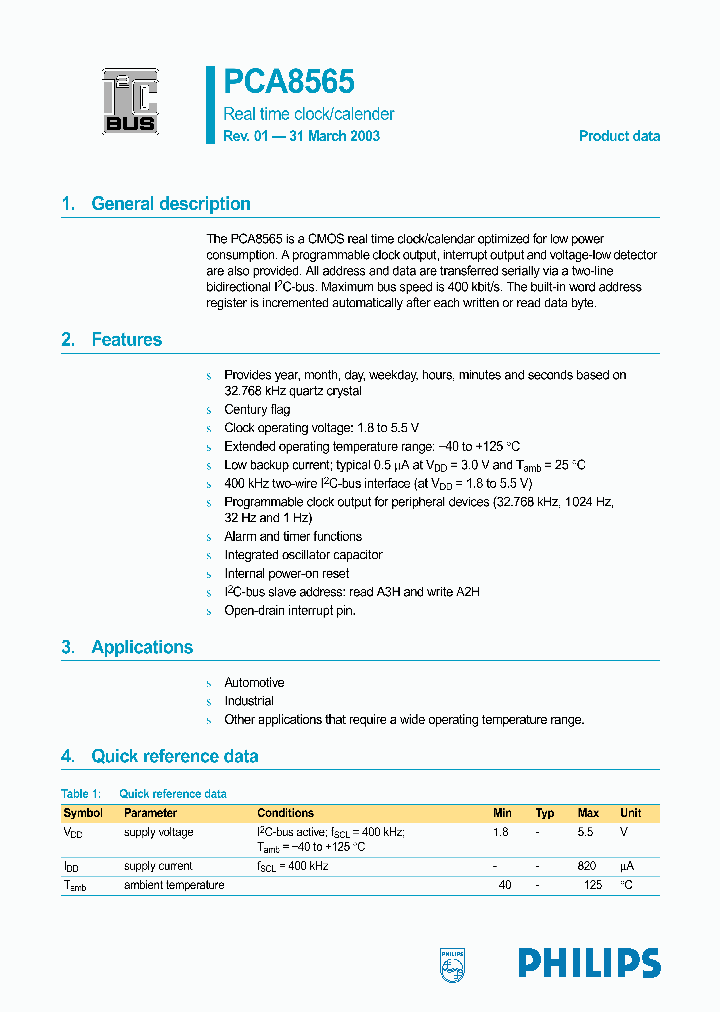 PCA8565_361874.PDF Datasheet