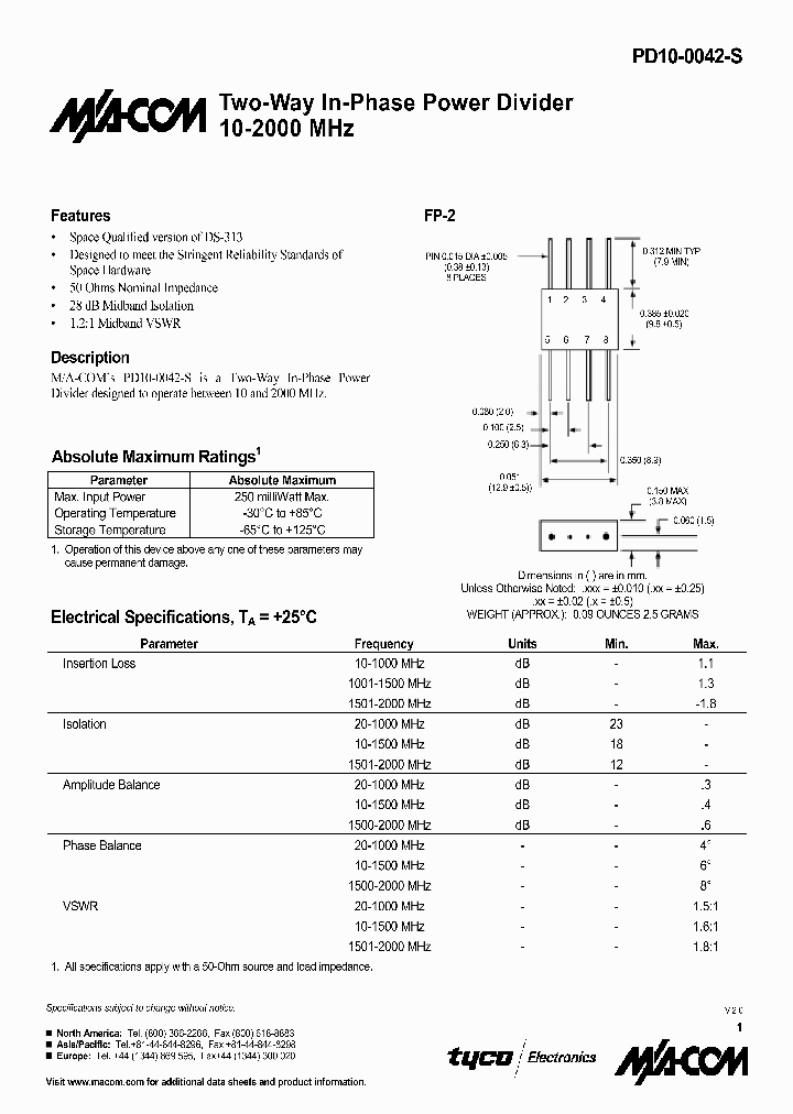 PD10-0042-S_117297.PDF Datasheet