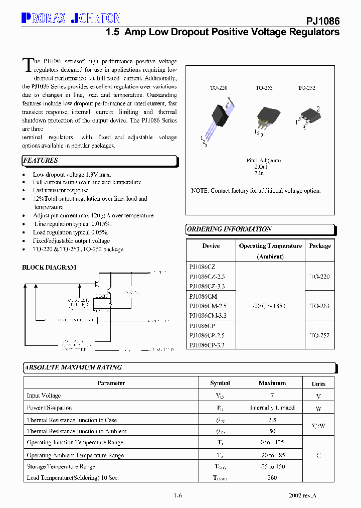 PJ1086CM_428164.PDF Datasheet