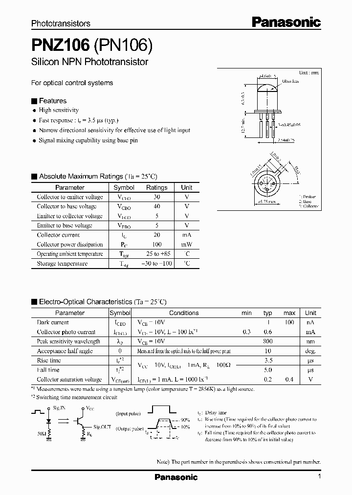 PNZ106_407456.PDF Datasheet