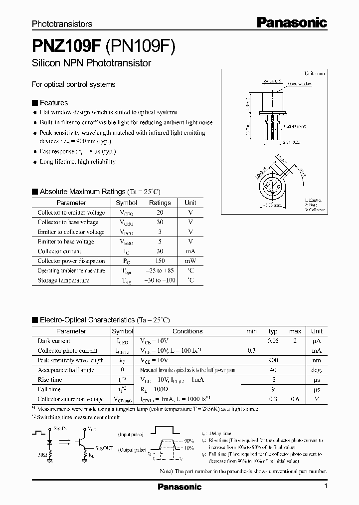 PNZ109F_407368.PDF Datasheet