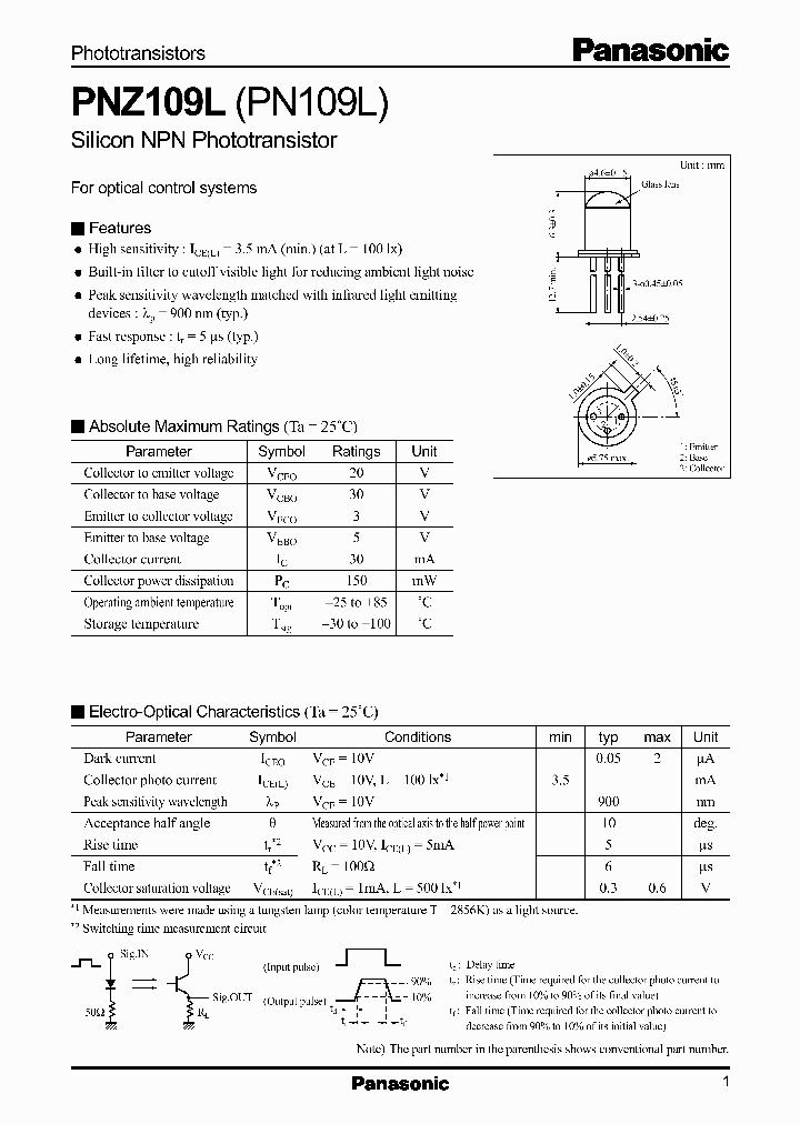 PNZ109L_407367.PDF Datasheet