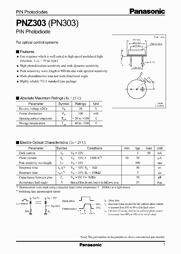 PNZ303_420452.PDF Datasheet