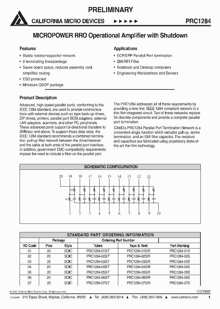 PRC1284_117040.PDF Datasheet