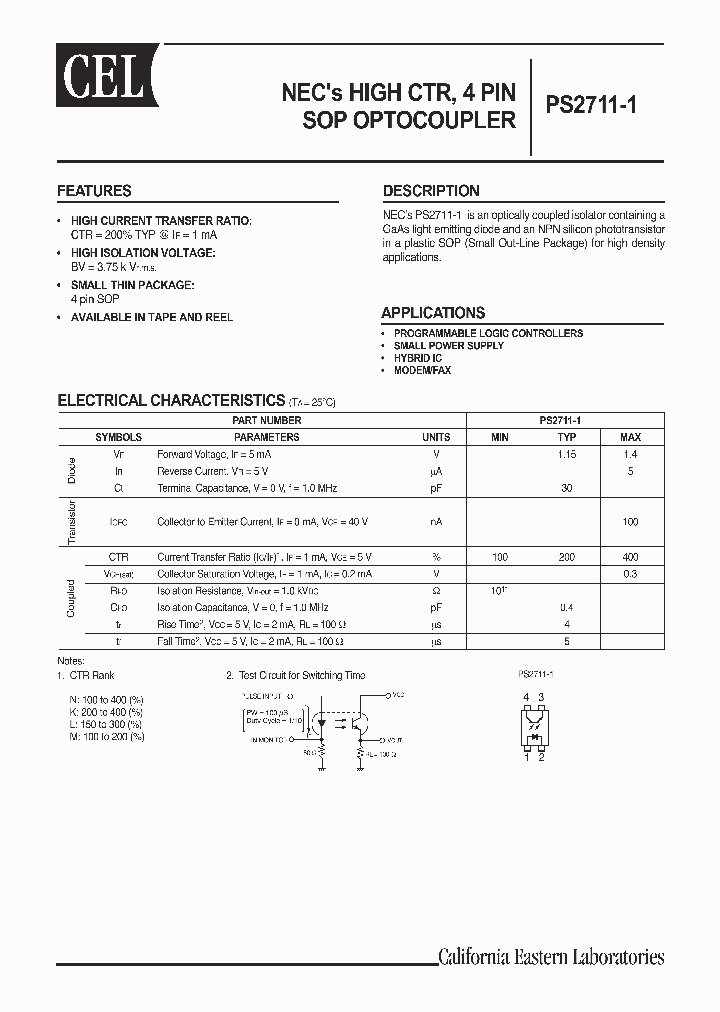 PS2711_408749.PDF Datasheet