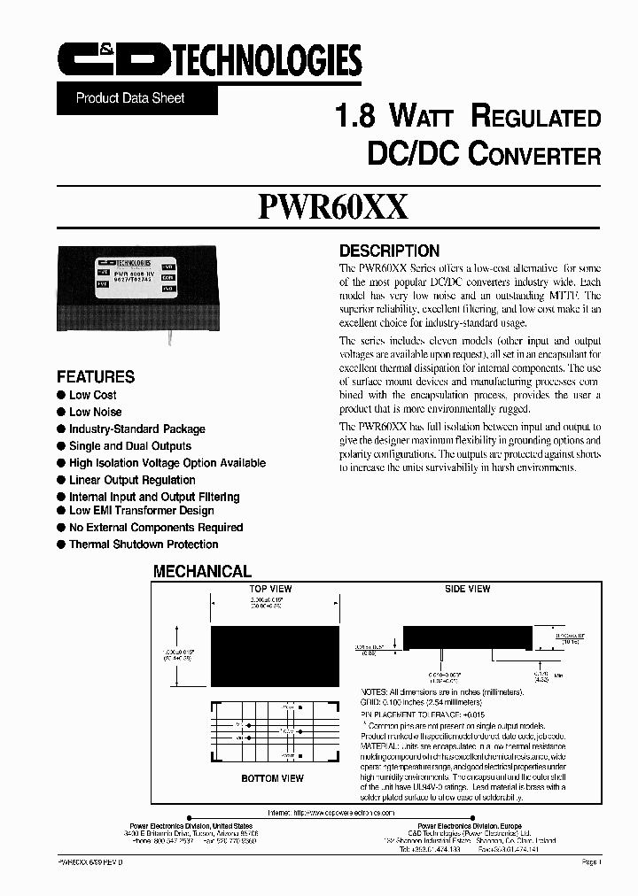 PWR6011_407332.PDF Datasheet