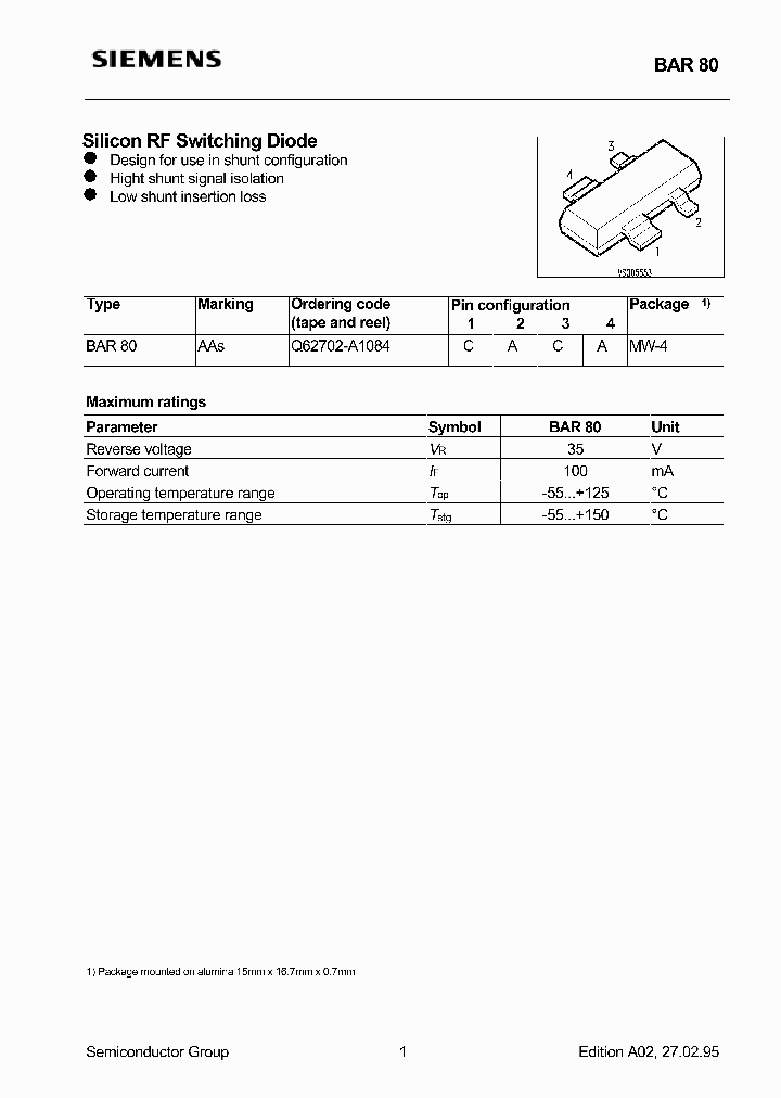 BAR80_187846.PDF Datasheet
