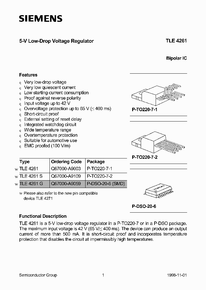 TLE4261_101829.PDF Datasheet
