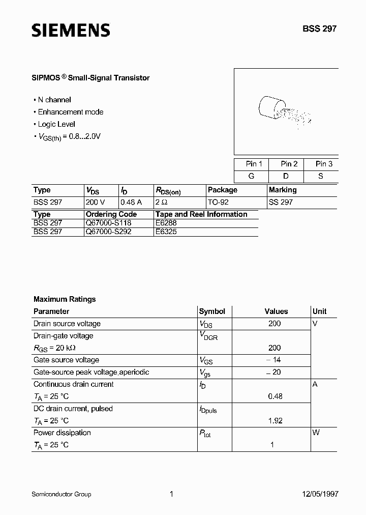 Q67000-S118_407088.PDF Datasheet