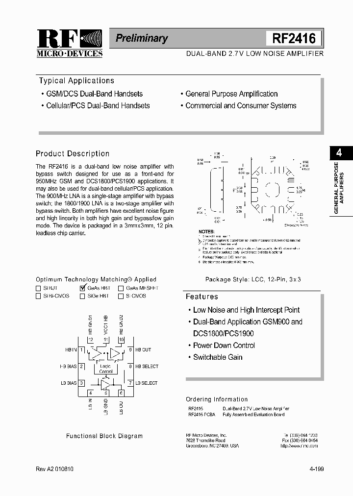 RF2416_405271.PDF Datasheet