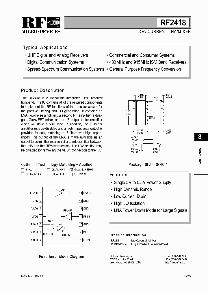 RF2418_391072.PDF Datasheet