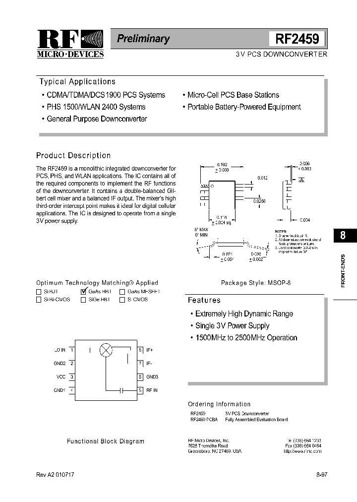 RF2459_403294.PDF Datasheet