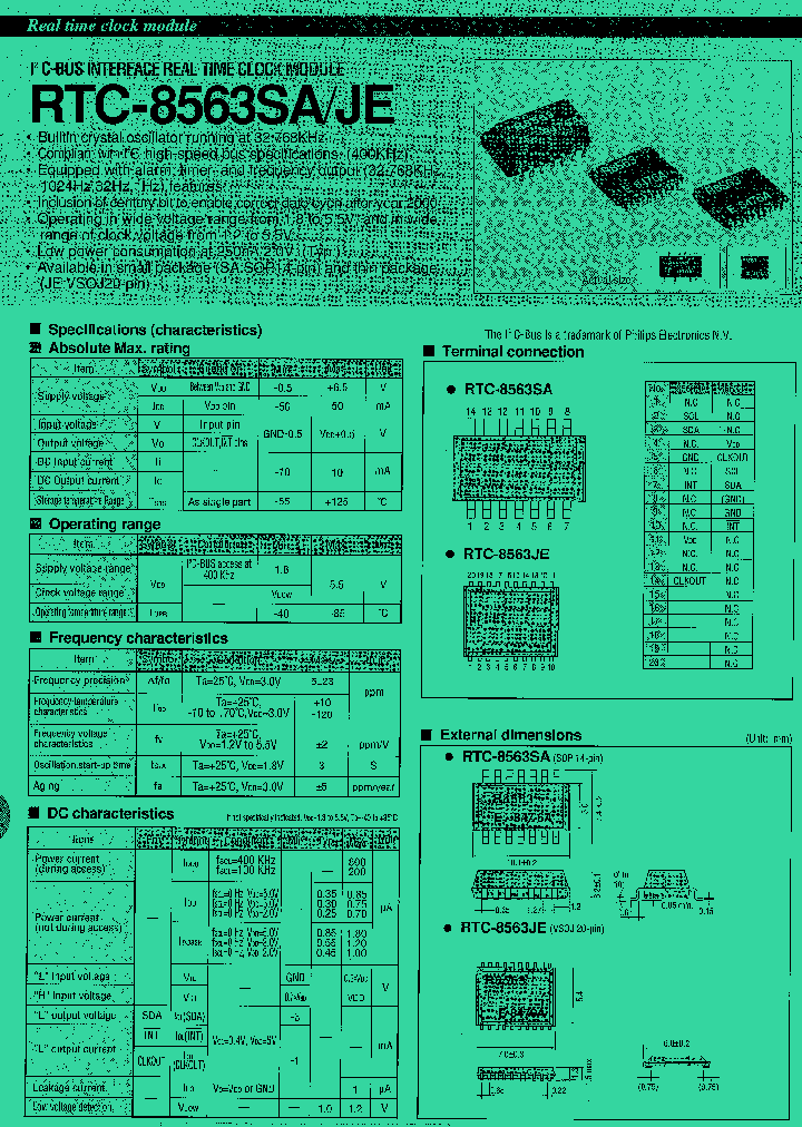 RTC-8563JE_427308.PDF Datasheet