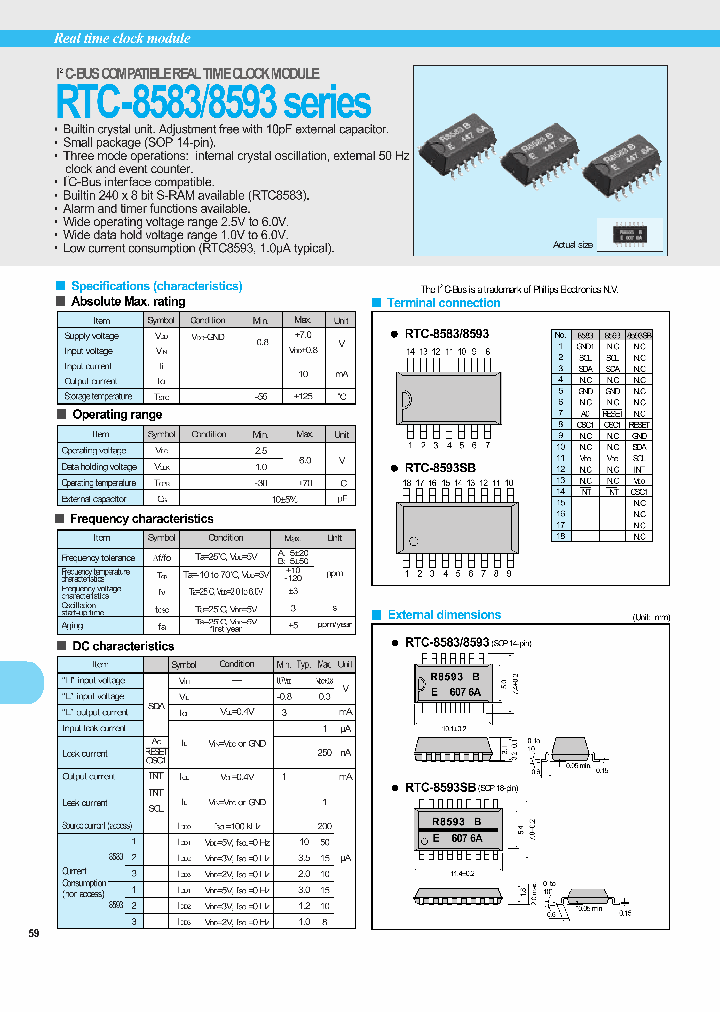 RTC8583_426802.PDF Datasheet