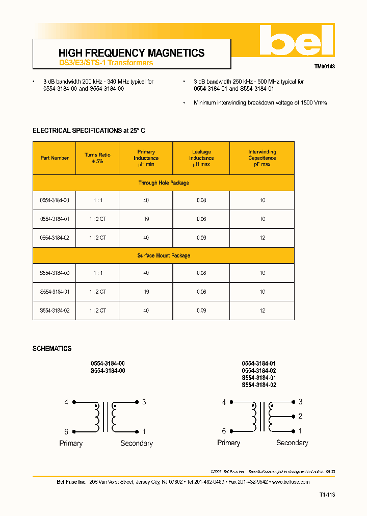S554-3184-01_406776.PDF Datasheet